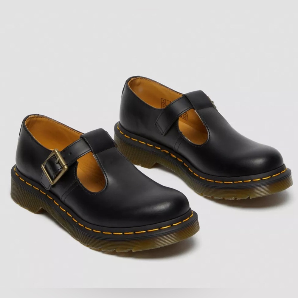 Dr. Martens Polly Smooth Leather Mary Janes